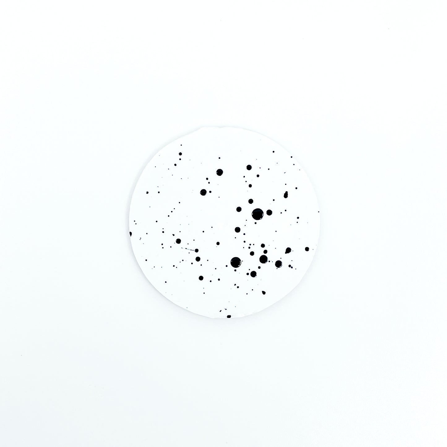 Single-Coloured Paint Splatter Dial